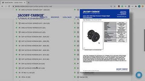 Jacoby Tarbox® Online Model Builder DEMO, Created in Partnership with CADENAS PARTsolutions