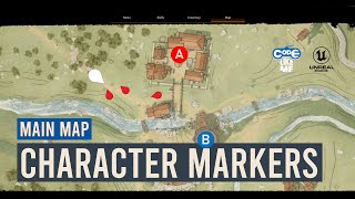 Unreal Main Map - Character Markers - Unreal Engine 5 Action RPG #211