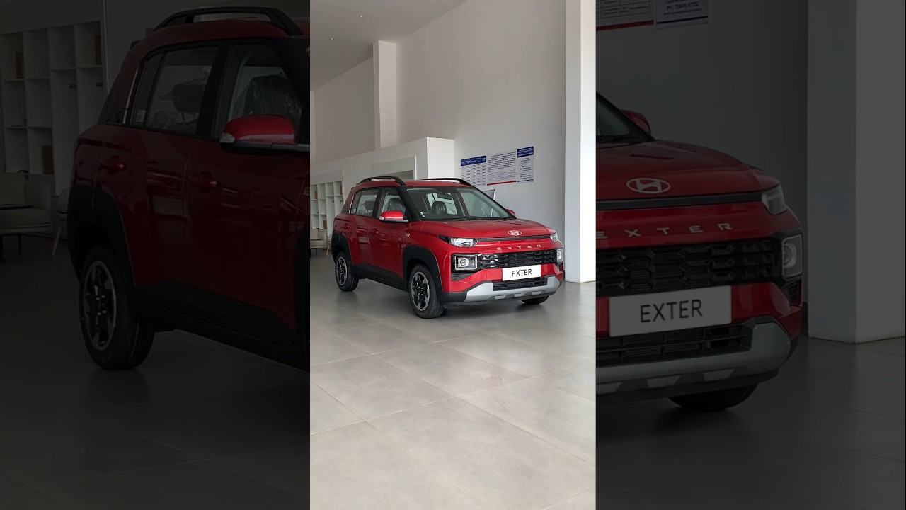 Hyundai Exter Pro Pack 2025 года в выставочном зале Precious Hyundai в Алуве, Эрнакулам, Индия