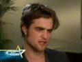 Robert Pattinson Access Hollywood Twilight interview.