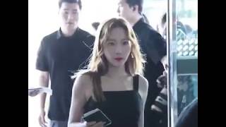 180727 Taeyeon at Gimpo Airport departure to Osaka for SMTown World Live Tour VI in Osaka