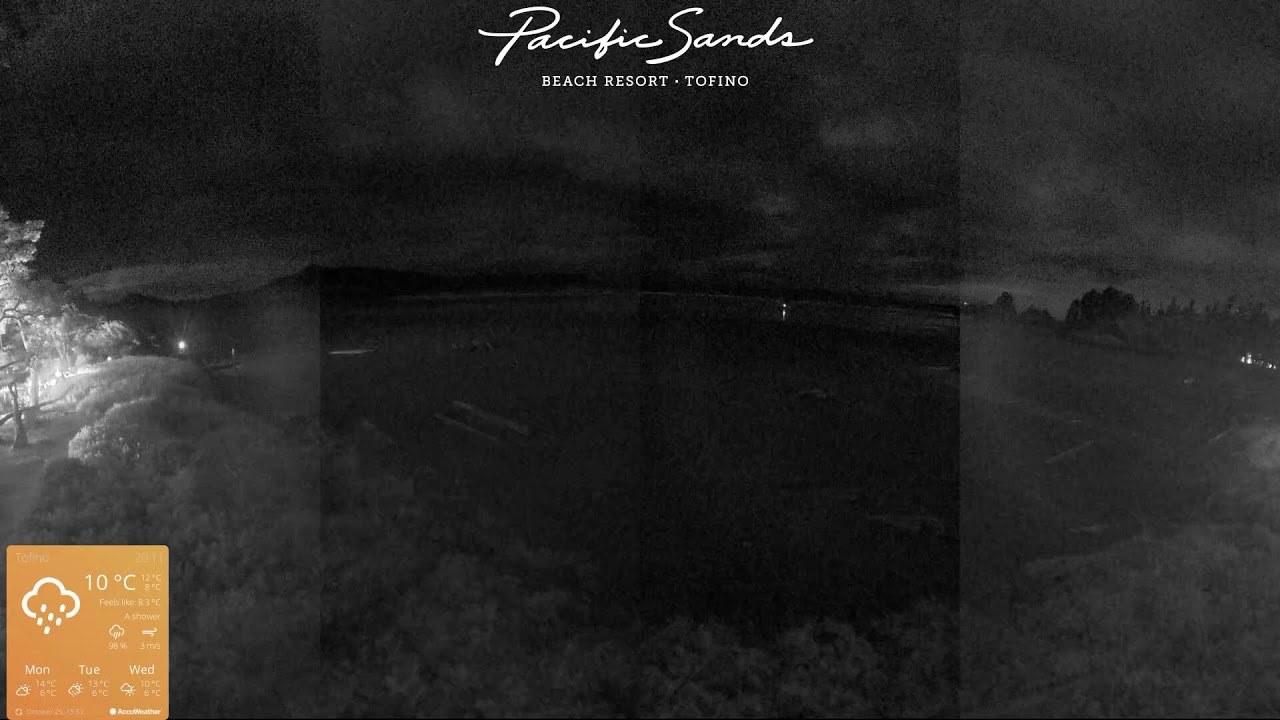 Pacific Sands Beach Resort Live Cam — Tofino — Tofino, British Columbia live camera thumbnail
