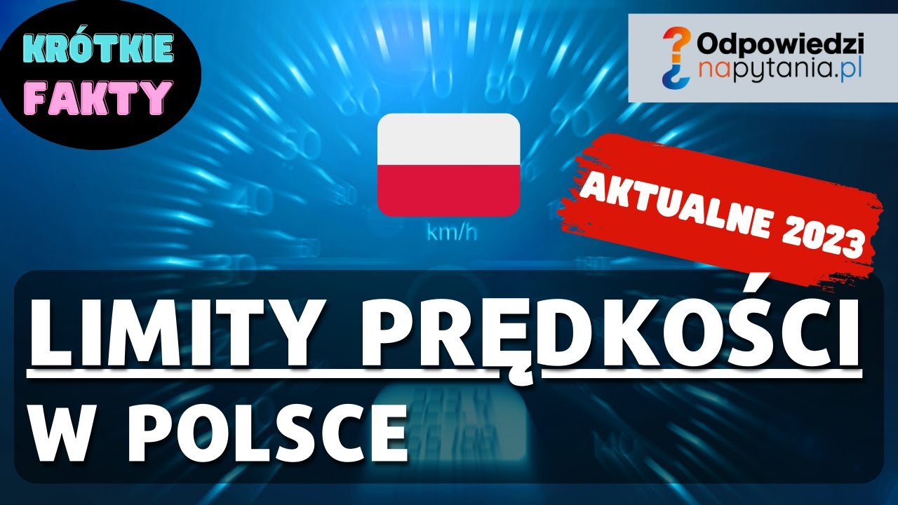 Limity Prędkości W Polsce 2019