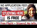 MOVE HERE FOR FREE | STUDY FOR FREE IN JANUARY 2024 | UNIVERSITIES WITH NO TUITION | APPLY NOW