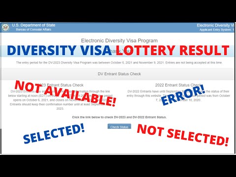 Diversity Visa Lottery Results: Issues and Outcomes!