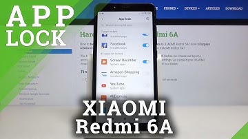 How to Set Password on Apps in XIAOMI REDMI 6A – Lock Apps