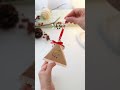 茶封筒でクリスマスラッピング