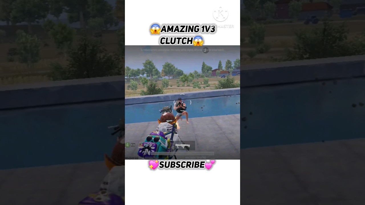 😎Intense 1v3 Clutch🔥😎