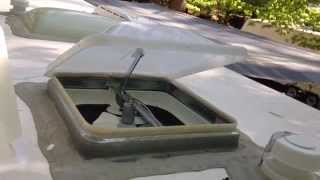 How To Install A Camco RV Roof Vent Cover  Tutorial