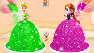 Watch This Tiny Cake Get Built Step by Step! Princess Pull Me Up Cake π| Cute Mini Treats