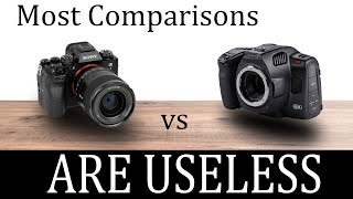 Youtube camera comparisons almost always suck - Sony A1 and BMPCC6k Pro