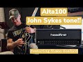 Headfirst ALTA 100 amp! | John Sykes WHITESNAKE tone!!