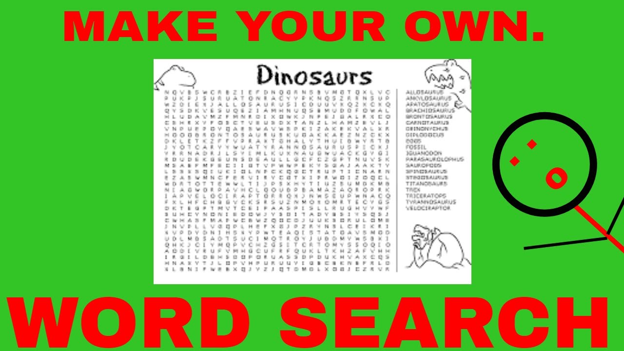 how-to-make-your-own-word-search-microsoft-word-ep-1-youtube