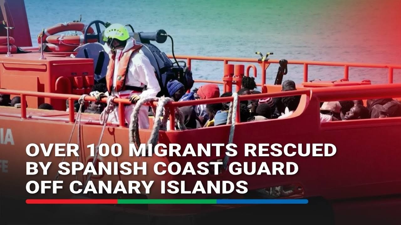Over 100 migrants rescued by Spanish coast guard off Canary Islands ...