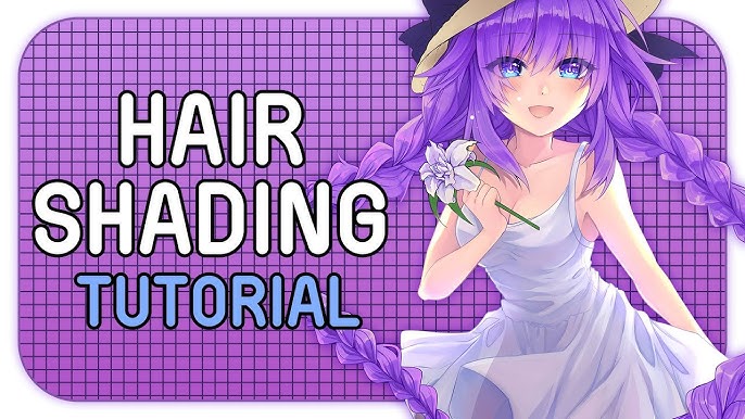 How to draw and color anime hair, Art Rocket