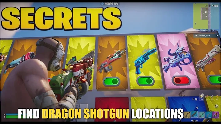 MEGA 1V1 ALL GUNS & VEHICLES MAP FORTNITE CREATIVE - FIND DRAGON SHOTGUN LOCATIONS