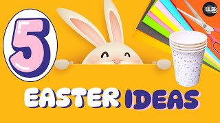 💥Top 5 Amazing Ideas DIY🔥Easter Baskets with Paper & paper cups | Easy Easter Basket Craft Ideas |