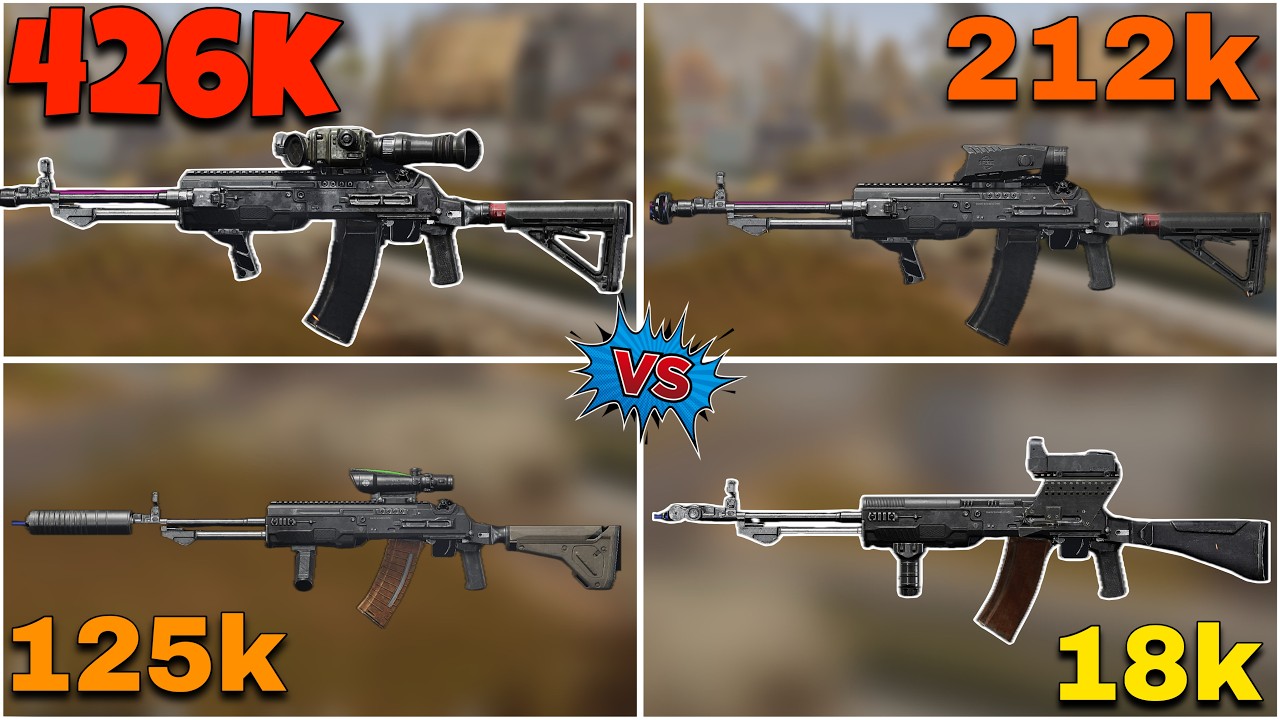 AN94 Challeng From The Cheapest to The MOST Expensive 🤨 Armory 120k Arena Breakout