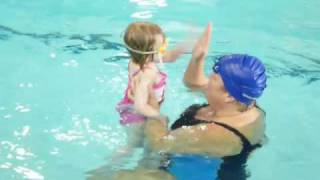Sienna Learning to Swim