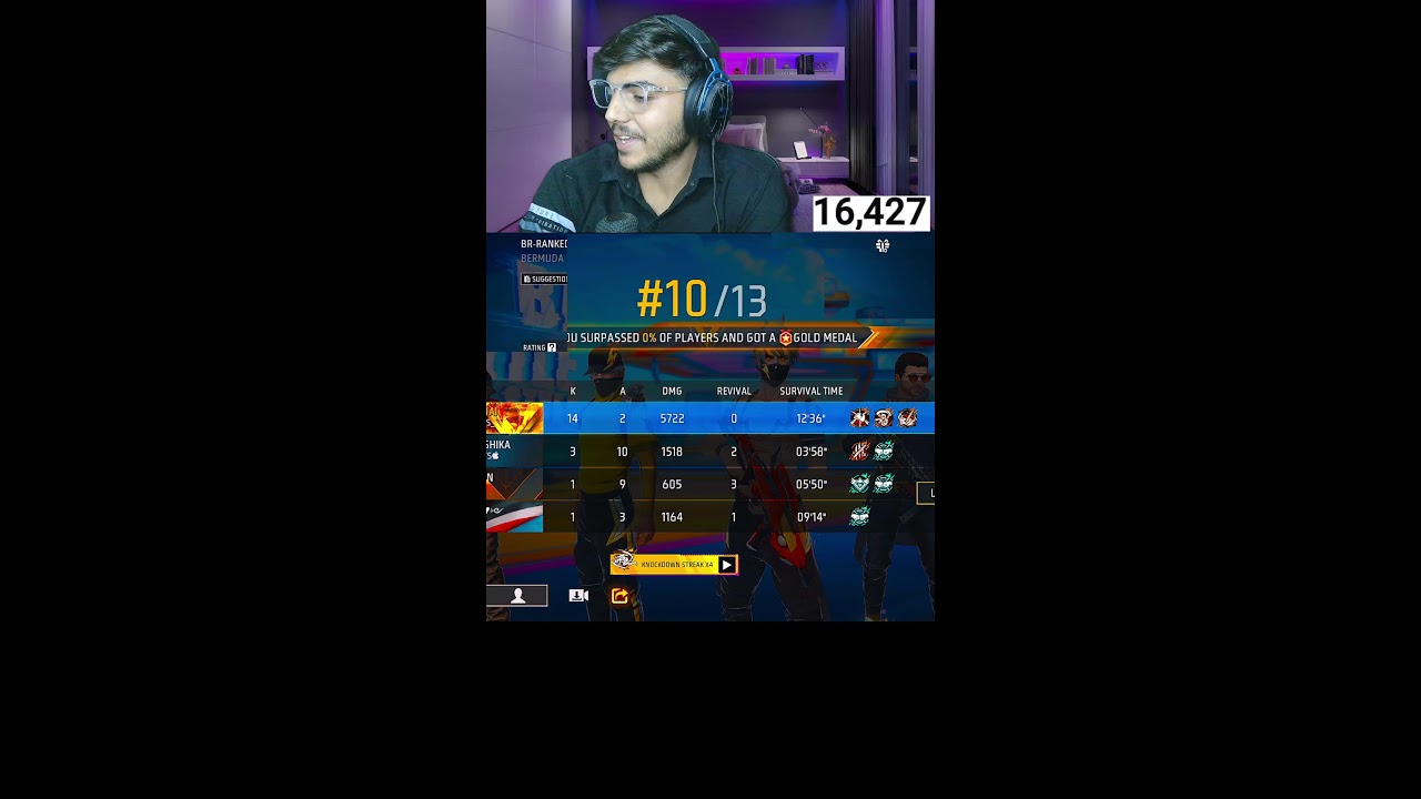 🔴 LIVE | Top 1 Grandmaster Push 🔥 | Free Fire Shorts Live #shorts  #shortslive  #freefire