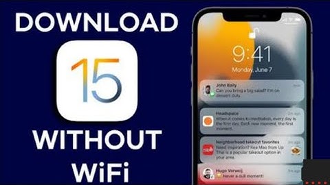 How to Download ios 15 Without WiFi Installios 15 Update Using Mobile Data | ios 15 update with Data