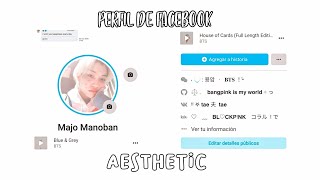 COMO HACER UN PERFIL DE FB AESTHETIC (KPOP VER.) / Majoシ