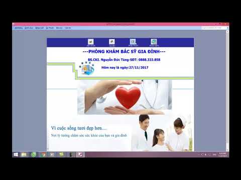 Video Phần mềm quản lý phòng khám - youtube