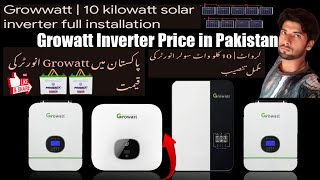 Growwatt 10 Kilowatt Solar Inverter Full Installation 3 Phase Solar Inverter Installation