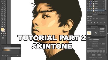 Adobe Illustrator - Vector Portrait SKINTONE (Part 2)