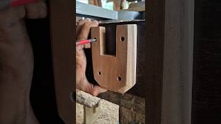 Cara brilian pasang penyangga kayu yang kuat #woodworking #diy #tips #tools #tricks