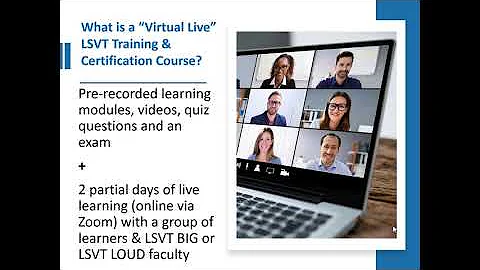 Virtual Live LSVT LOUD and LSVT BIG Courses Explained
