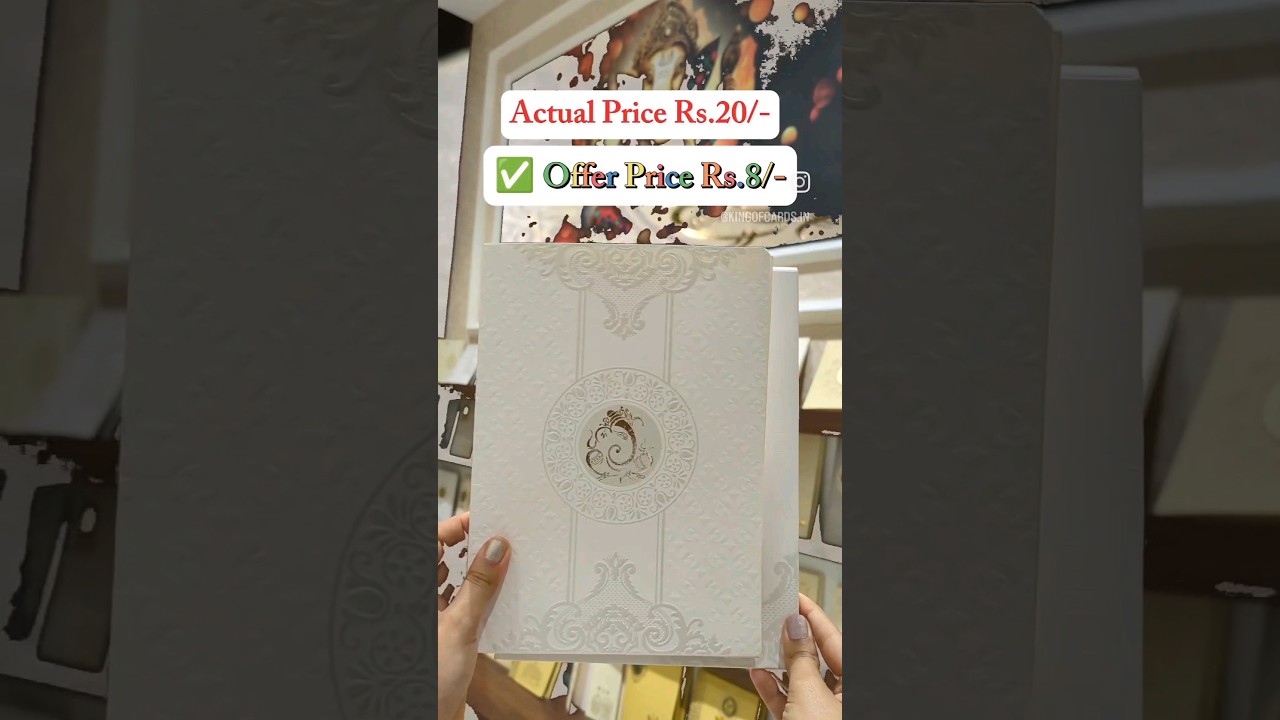 Chalo Ishq Ladaye.. Ishq Ladao with India's Biggest SALE on wedding cards at King of Cards! KNK4325