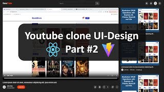 Build a Youtube clone app from scratch | M.E.R.N Project | UI Design Part #2