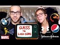 GUESS THE LOGO CHALLENGE!! Can you beat us? with Gabbie Hanna and Ugh It's Joe