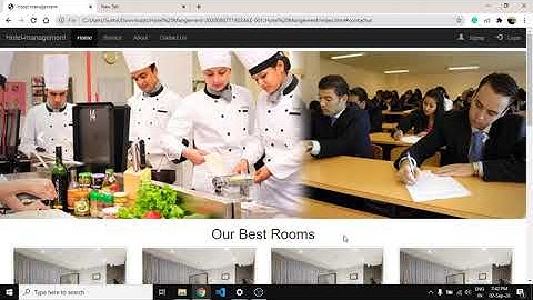 How to make Hotel management website | Bootstrap | Full Responsive Website