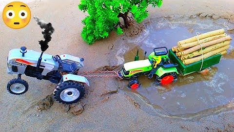 Diy tractor stuck in mud mini science project || Part - 41 || Tractor video || @mini Creator