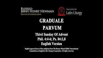 Third Sunday Of Advent English