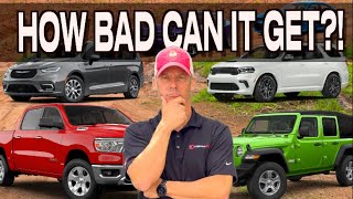 Match Highlights JEEP, RAM and CHRYSLER Sales Crisis: 2024 UNSOLD Vehicles and HUGE Markups