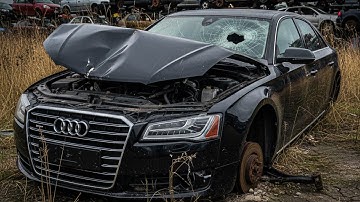 🚗 Audi A8 Full Restoration — From Abandoned Luxury to Perfection