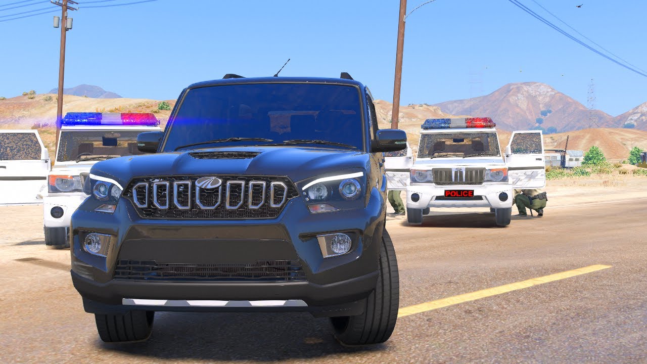 Lofargaming gta 5 Black Scorpio vs police bolero - YouTube