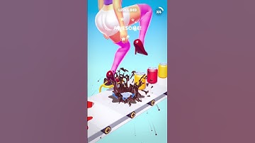 Heel Step Smash 👠 849 Level Gameplay Walkthrough | Best Android, iOS Games #shorts