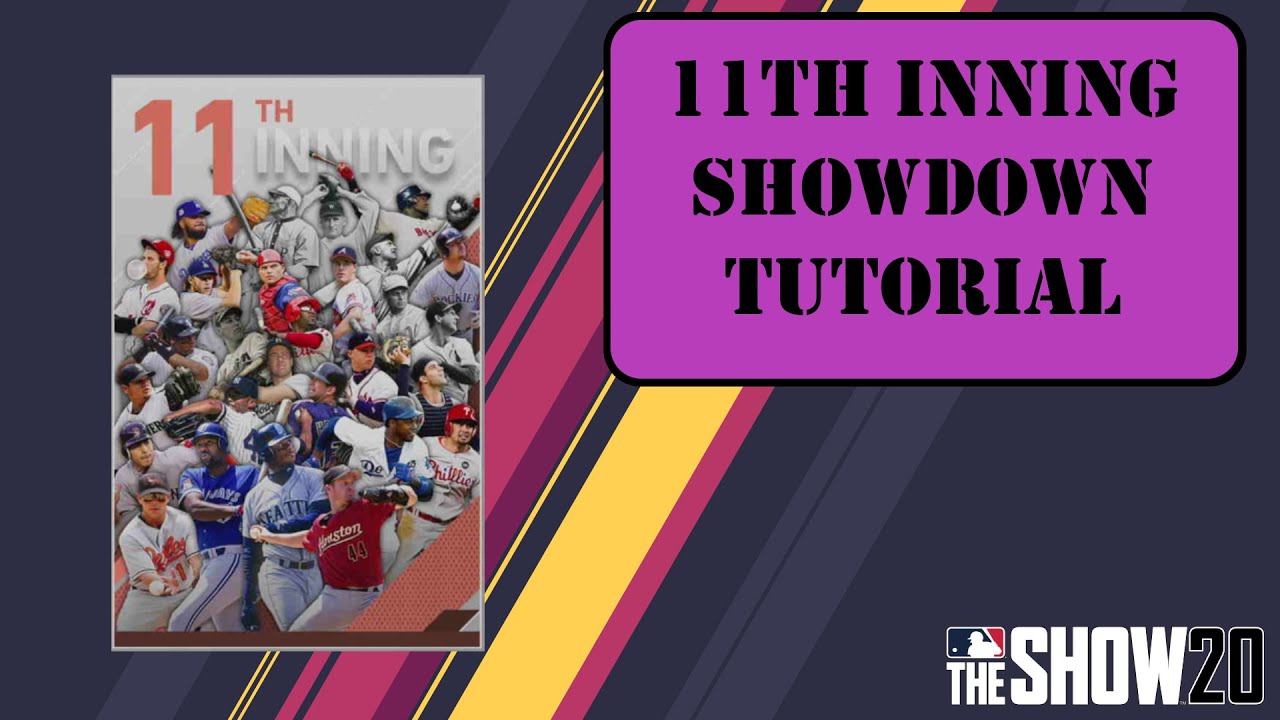 11TH INNING SHOWDOWN TUTORIAL | MLB THE SHOW 20