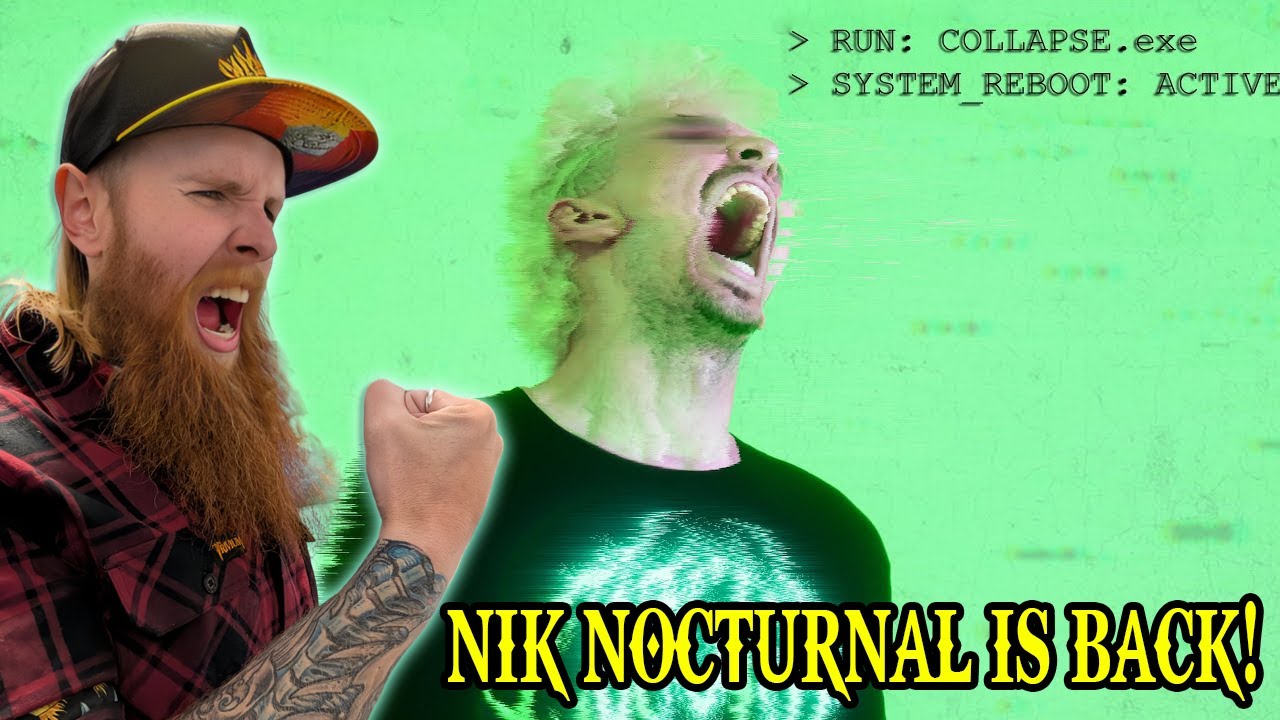 Ник Ноктюрнал ВЕРНУЛСЯ с кибер-металлическим хитом! Реакция на «Collapse» от NOCTVRNAL