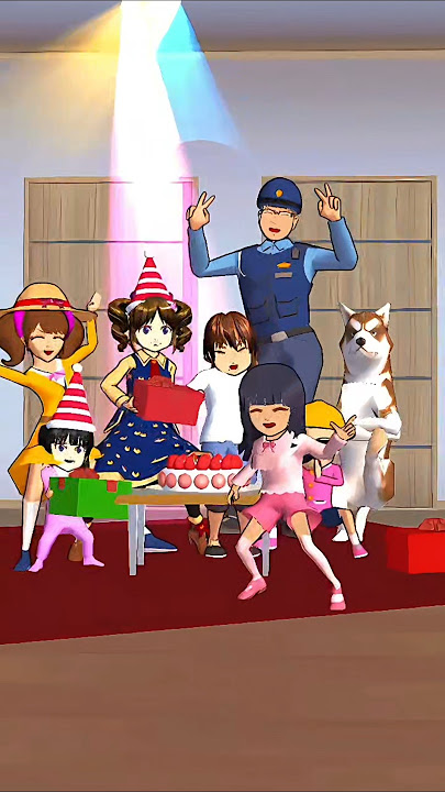 yuta dan  pesta ulang tahun mio #shorts #sakuraschoolsimulator #viralvideo