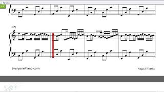 卡农-Canon钢琴曲(Piano Music)-Piano Tutorial