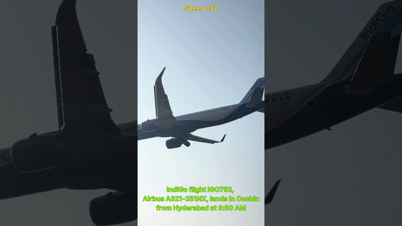 #cochininternationalairport #indigoairlines #airbus321 #landing#takeoff #airport #planespotting
