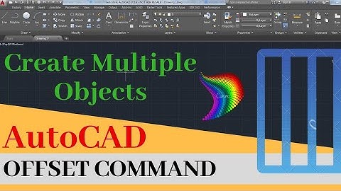 How to OFFSET Multiple Objects at Same Time | AutoCAD Tips & Tricks | ReoCAD