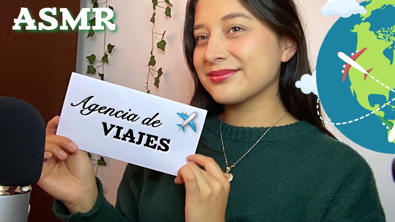 ASMR ✈️👜 AGENCIA de VIAJES | Roleplay | Preguntas 