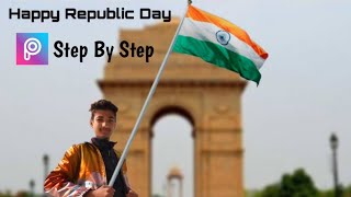 Happy Republic Day Photo Editing | Picsart Editing Tutorial | 2019 screenshot 4