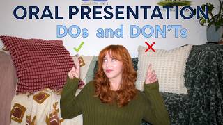 Oral Presentation Do's and Don'ts